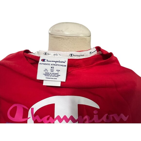 Champion Moisture Wicking Standard Fit Long Sleeve Cropped Oversized Sweatshirt - Picture 6 of 9